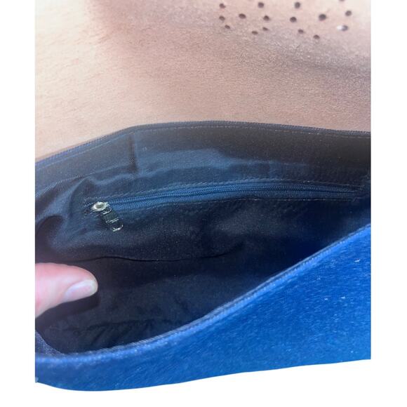 NWT Sopressa Denim & Brown Leather Handle Bag – 11"x6" - Picture 7 of 7